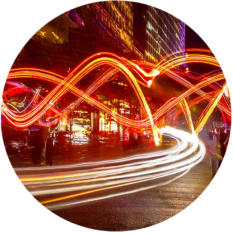 Moving light image